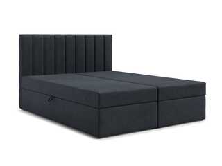 Boxspring met opbergfunctie, 160×200 Cm, Donker grijs
